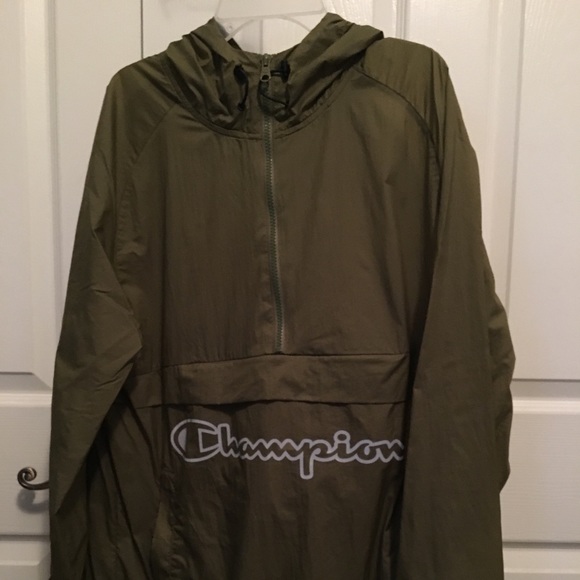 half zip champion windbreaker